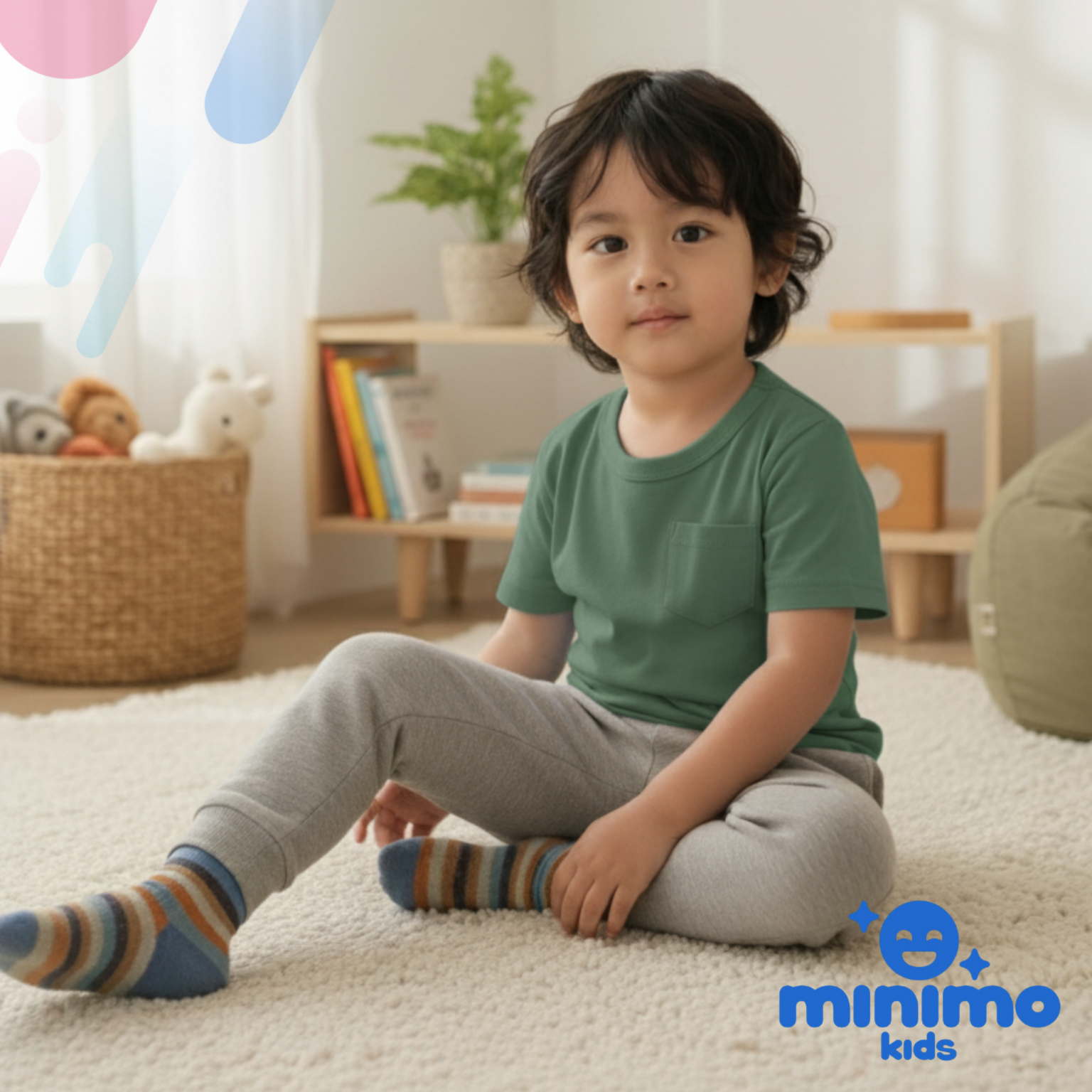Basic Tee Minimo Kids - Saat dipakai